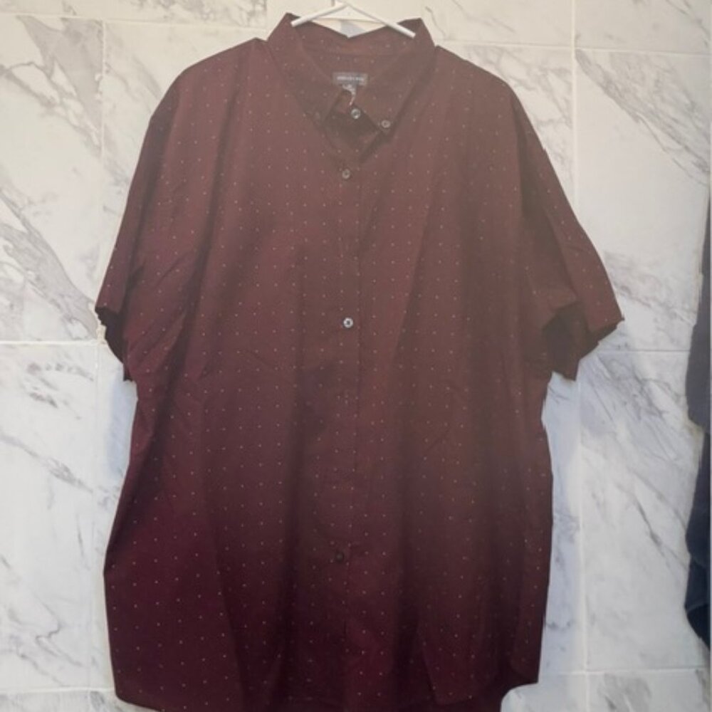 XXL Van Heusen Short Sleeve Dress Shirt